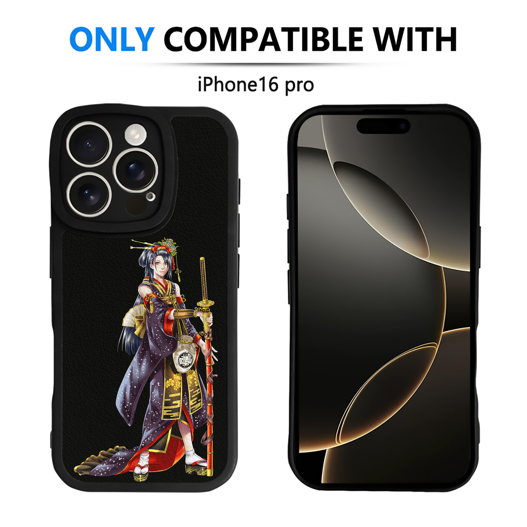 （画像用） 刀剣乱舞 Touken Ranbu 【iPhone 16シリーズ対応】シリコンスマホケース（レザー調） 材質：シリコン